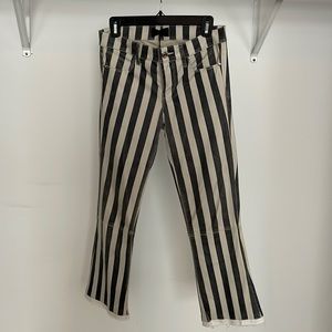 RtA Striped Leather Pants